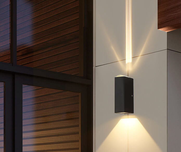 Buitenmuurlamp LED met op- en neerlicht effect