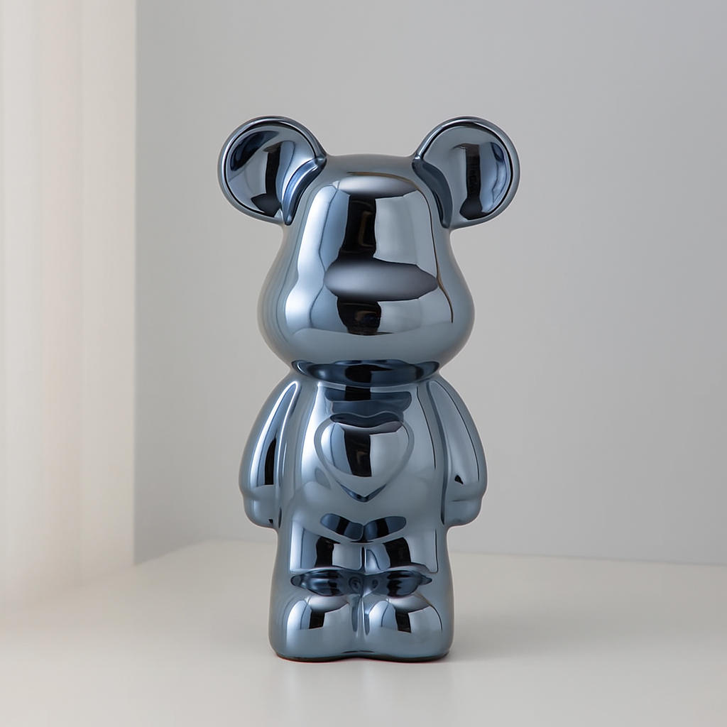 Kompaktowa figurka dekoracyjna w kształcie niedźwiedzia