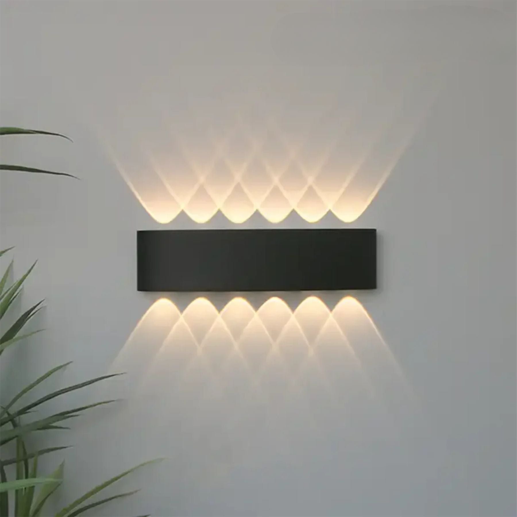 Moderne wandlamp LED boven–onder