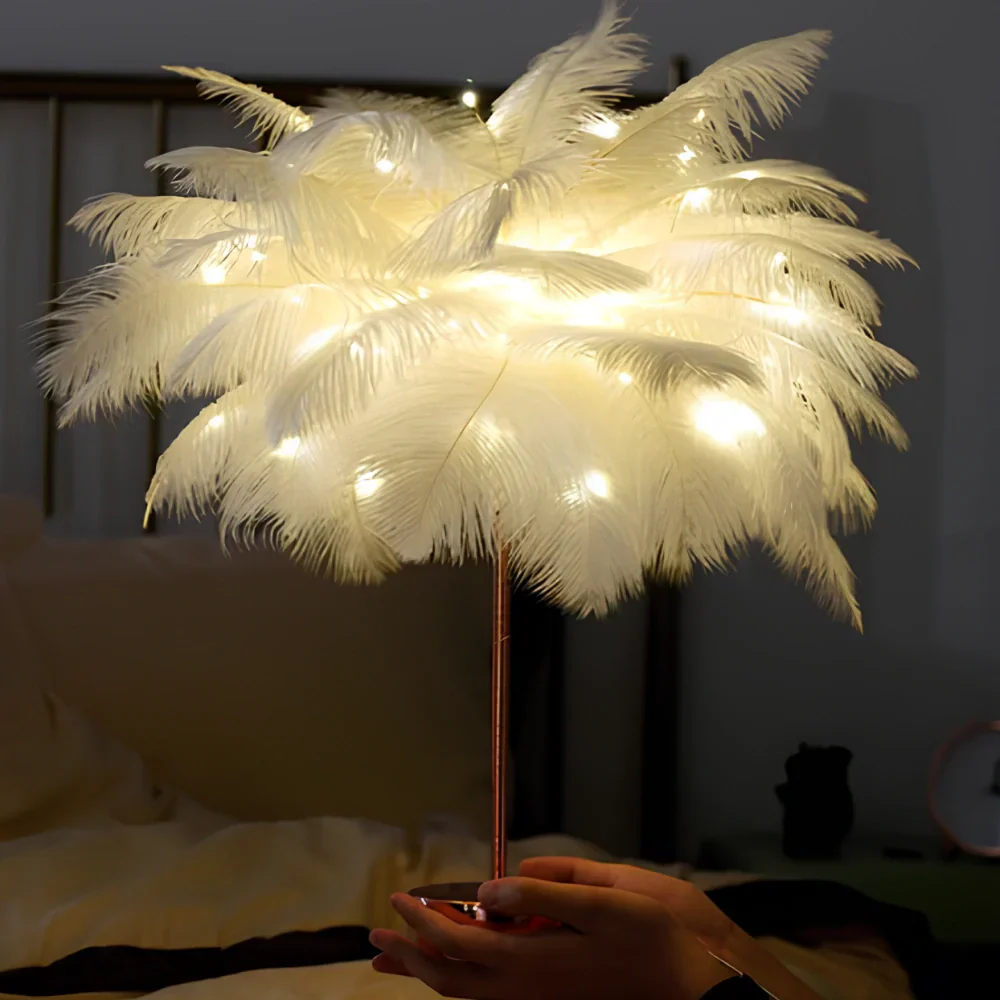 Lampe de table Feather Tree Design Rêveur