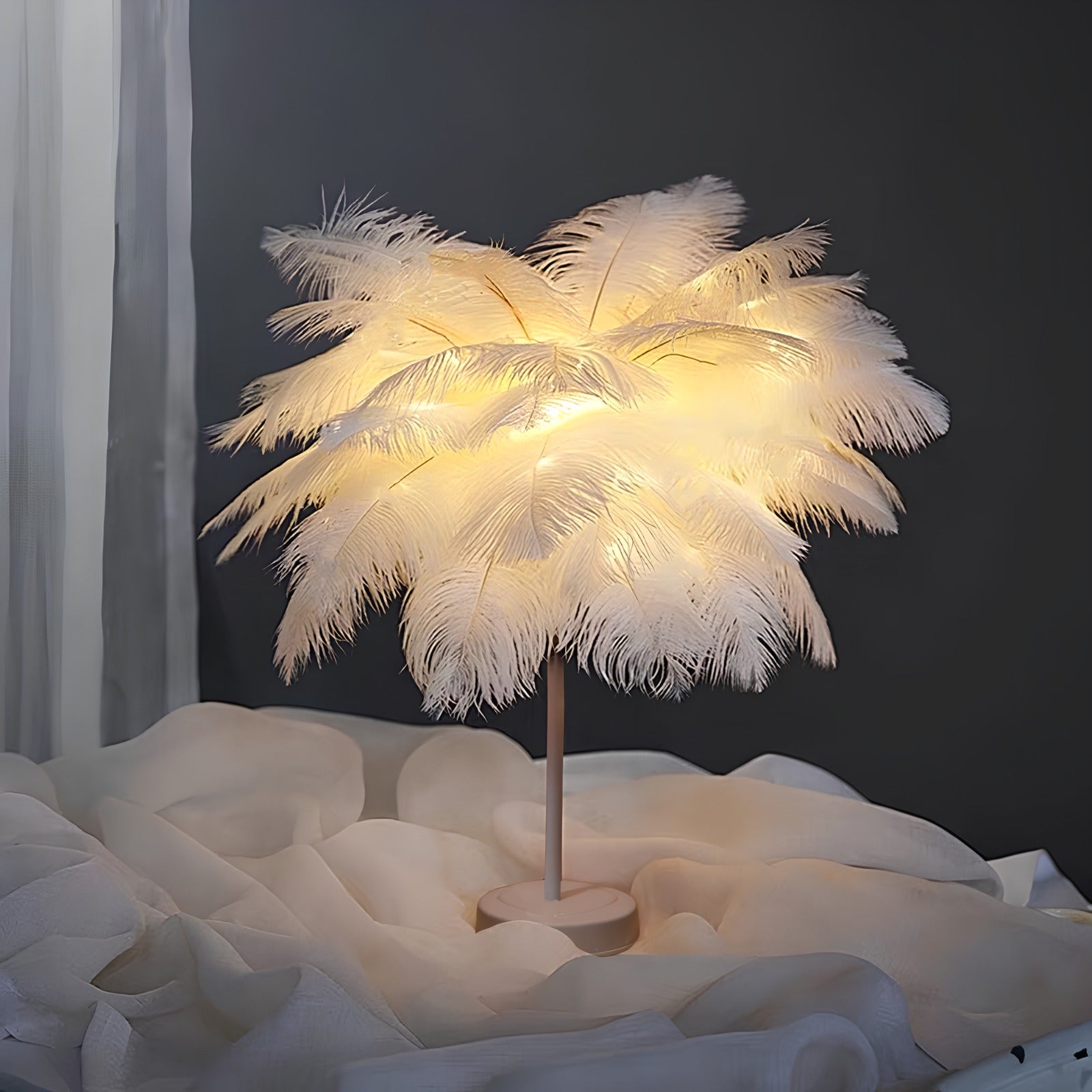 Lampe de table Feather Tree Design Rêveur