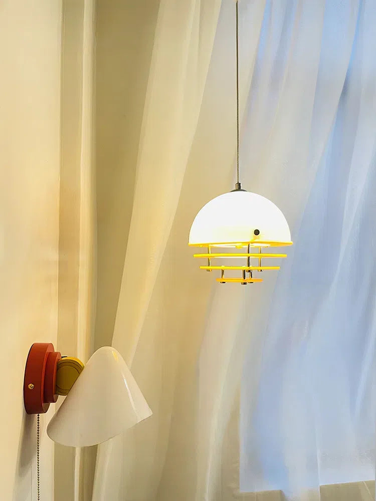 Moderne hanglamp Sunset met lamp in Bauhaus-stijl