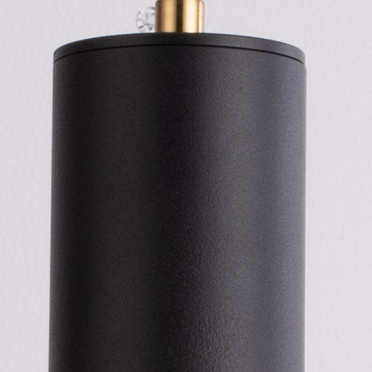 Nordycka minimalistyczna lampa wisząca kolumna z metalu