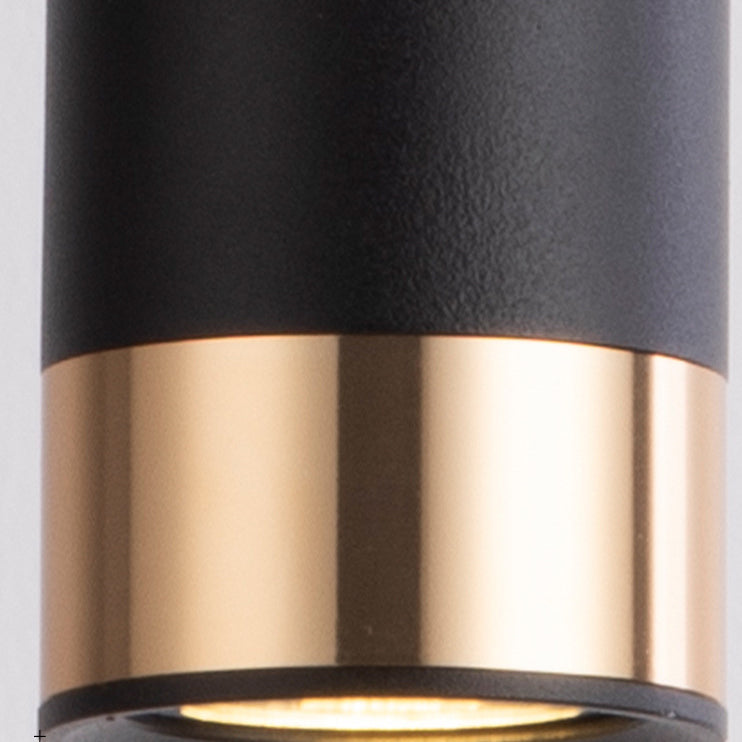 Nordycka minimalistyczna lampa wisząca kolumna z metalu