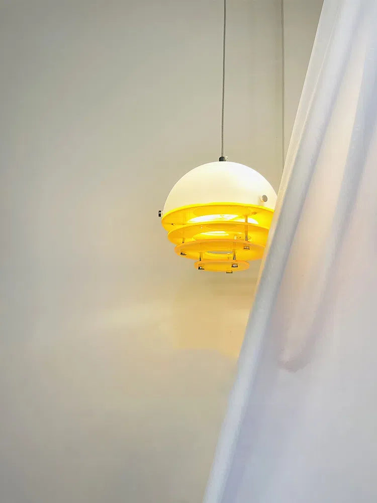 Moderne hanglamp Sunset met lamp in Bauhaus-stijl