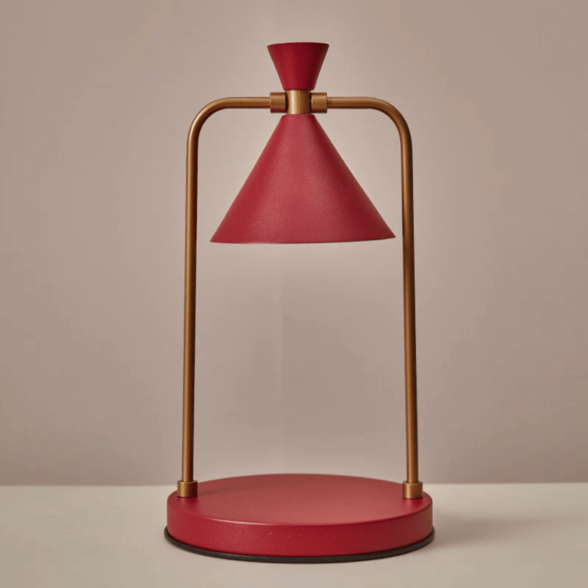 Elektryczna lampa do podgrzewania świec ze szklanym pojemnikiem