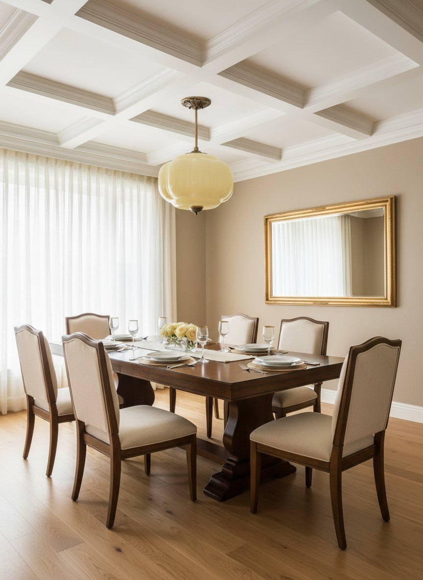 Lampa wisząca w kształcie dyni w stylu vintage, półpłaska, szklana