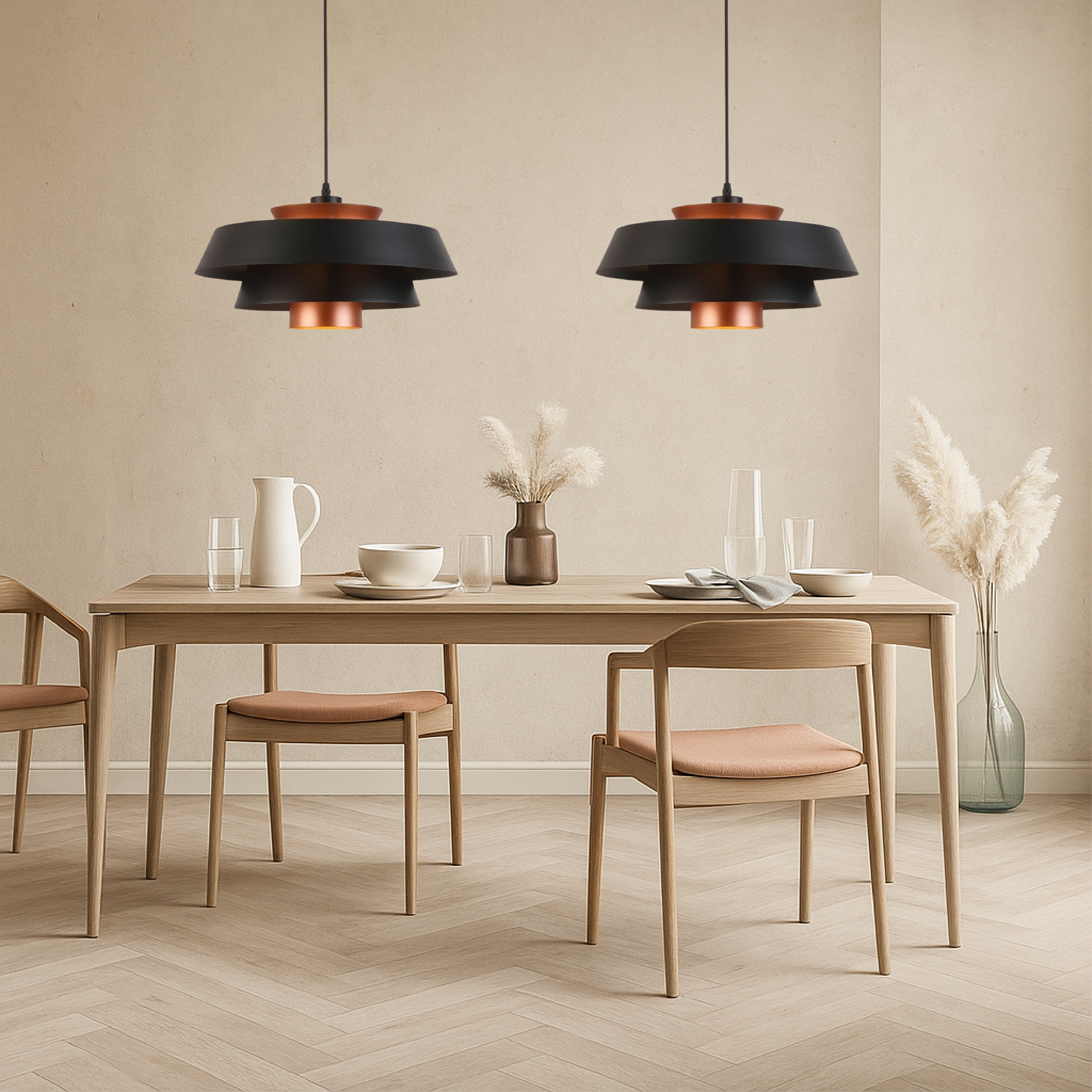 Lampa wisząca w stylu retro w stylu industrialnym