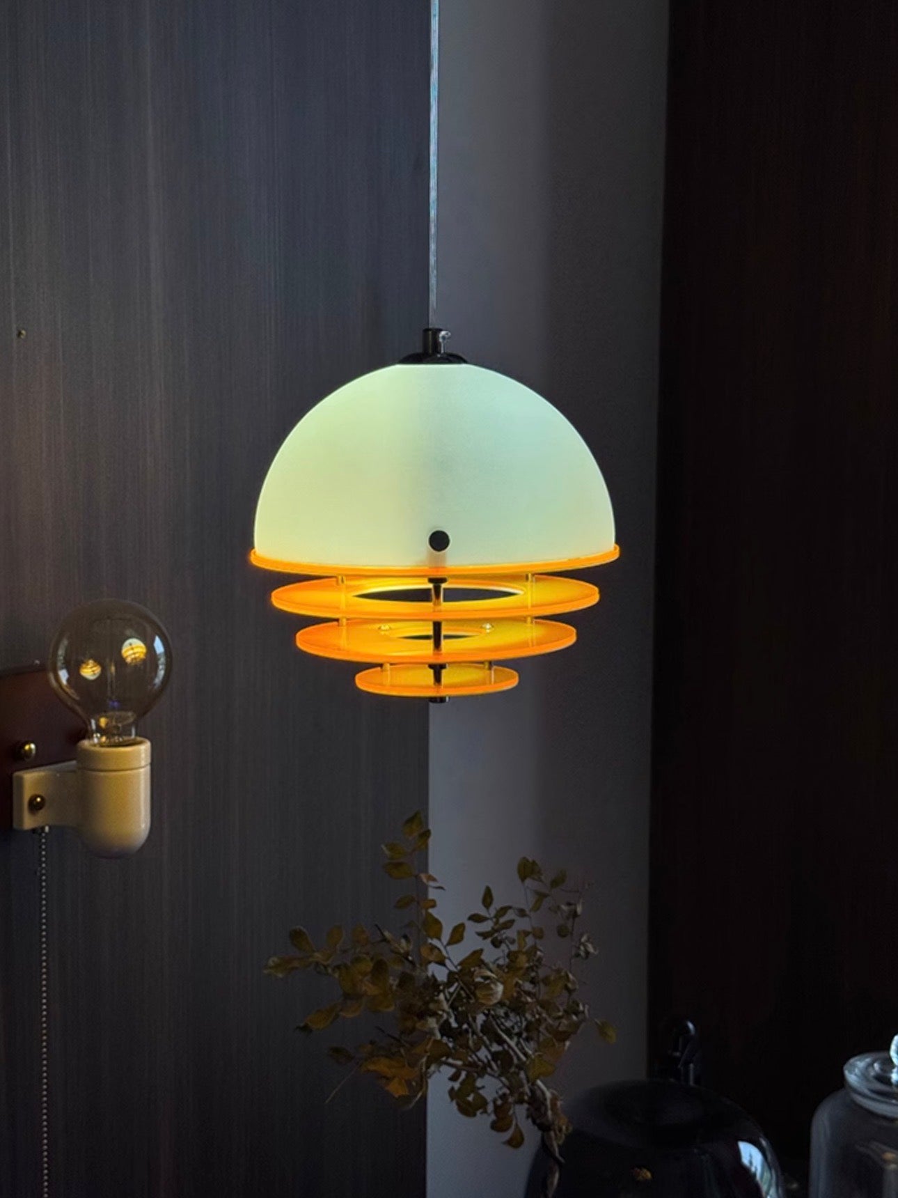 Moderne hanglamp Sunset met lamp in Bauhaus-stijl