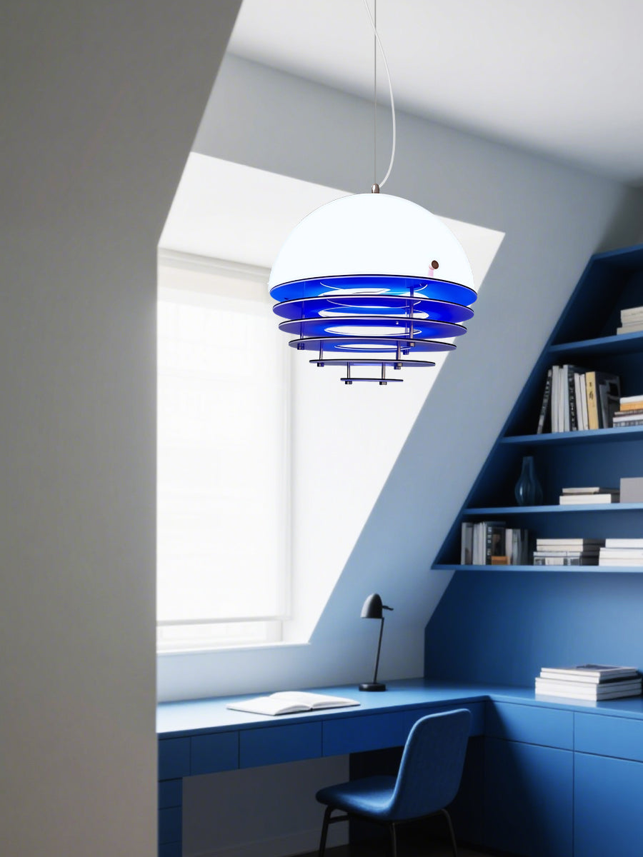 Moderne hanglamp Sunset met lamp in Bauhaus-stijl