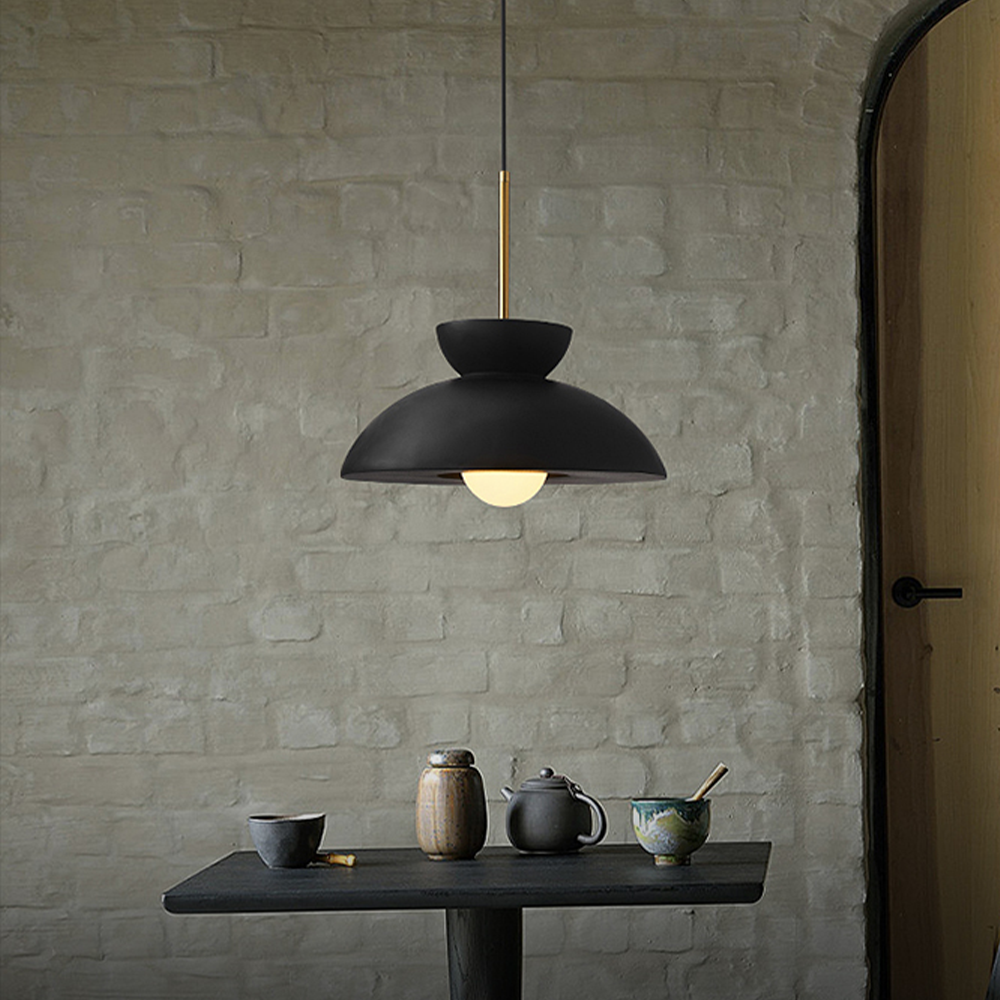 Minimalistyczna lampa wisząca w stylu Wabi Sabi