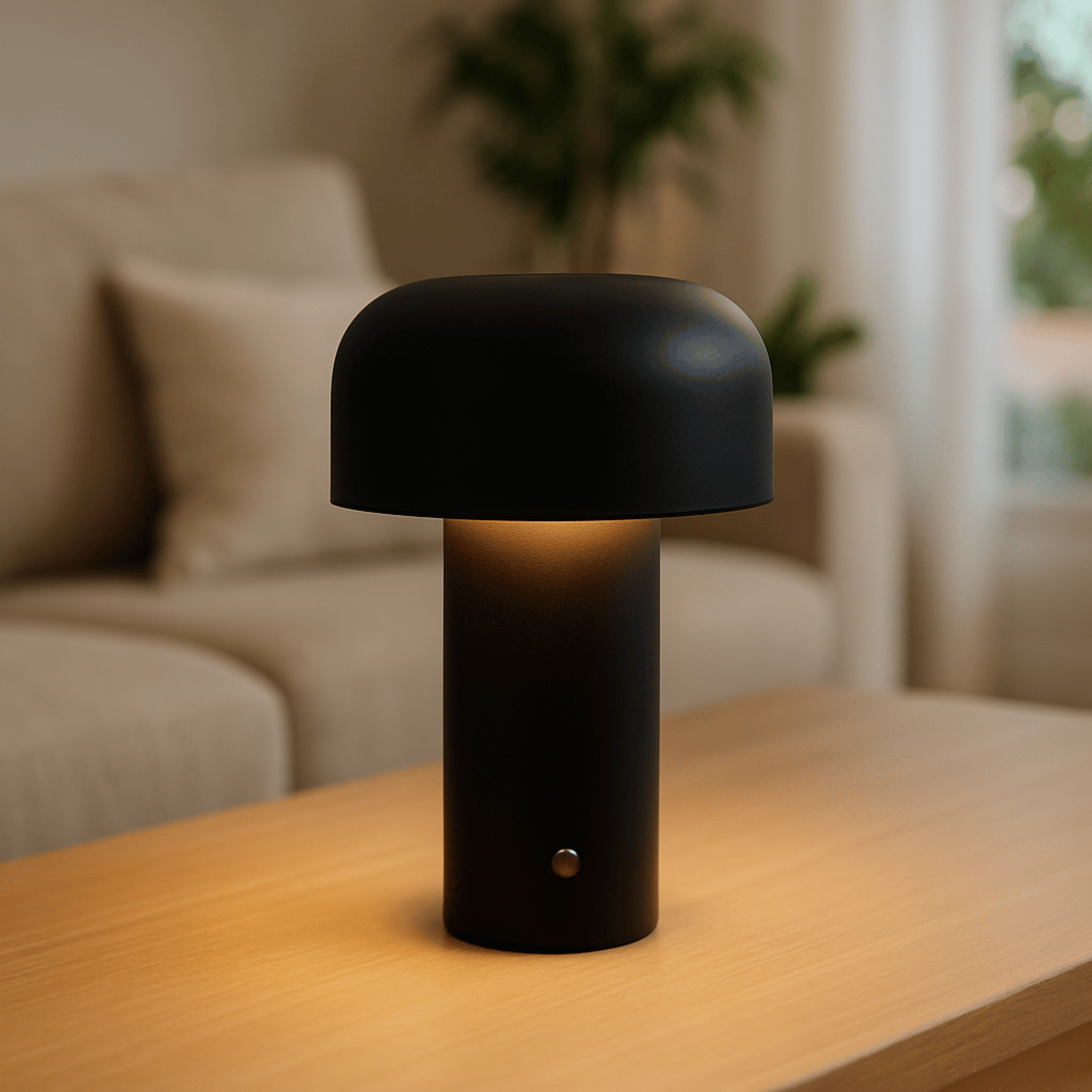 Lampe de table LED compacte avec commande tactile et accumulateur