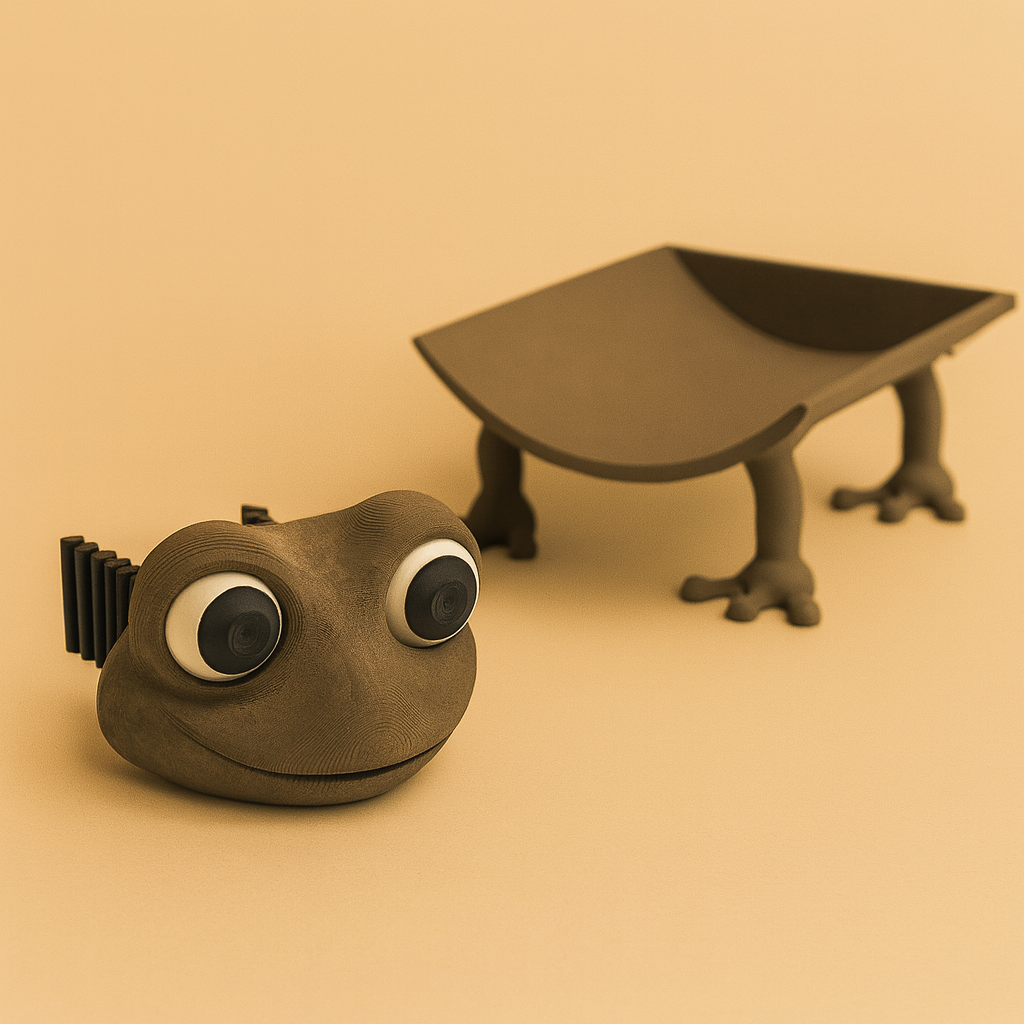 Stojący uchwyt na rolkę papieru toaletowego w kształcie zwierzęcia