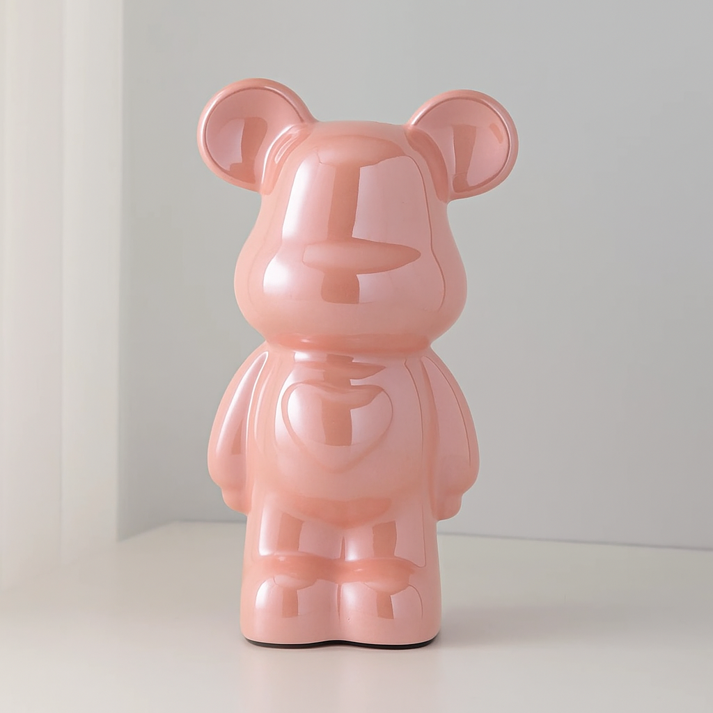 Kompaktowa figurka dekoracyjna w kształcie niedźwiedzia