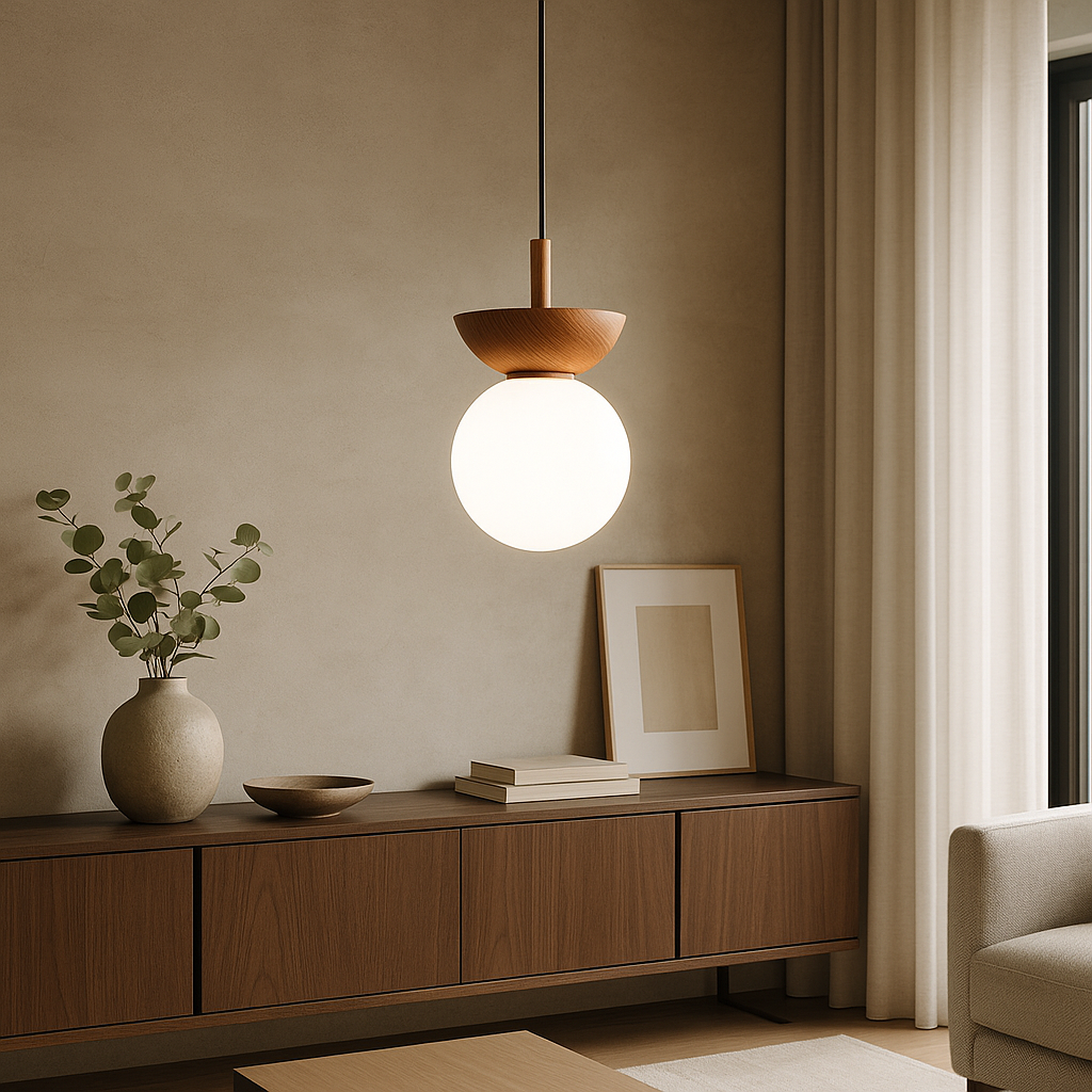 Lampa wisząca Soft Glow Japandi Sphere
