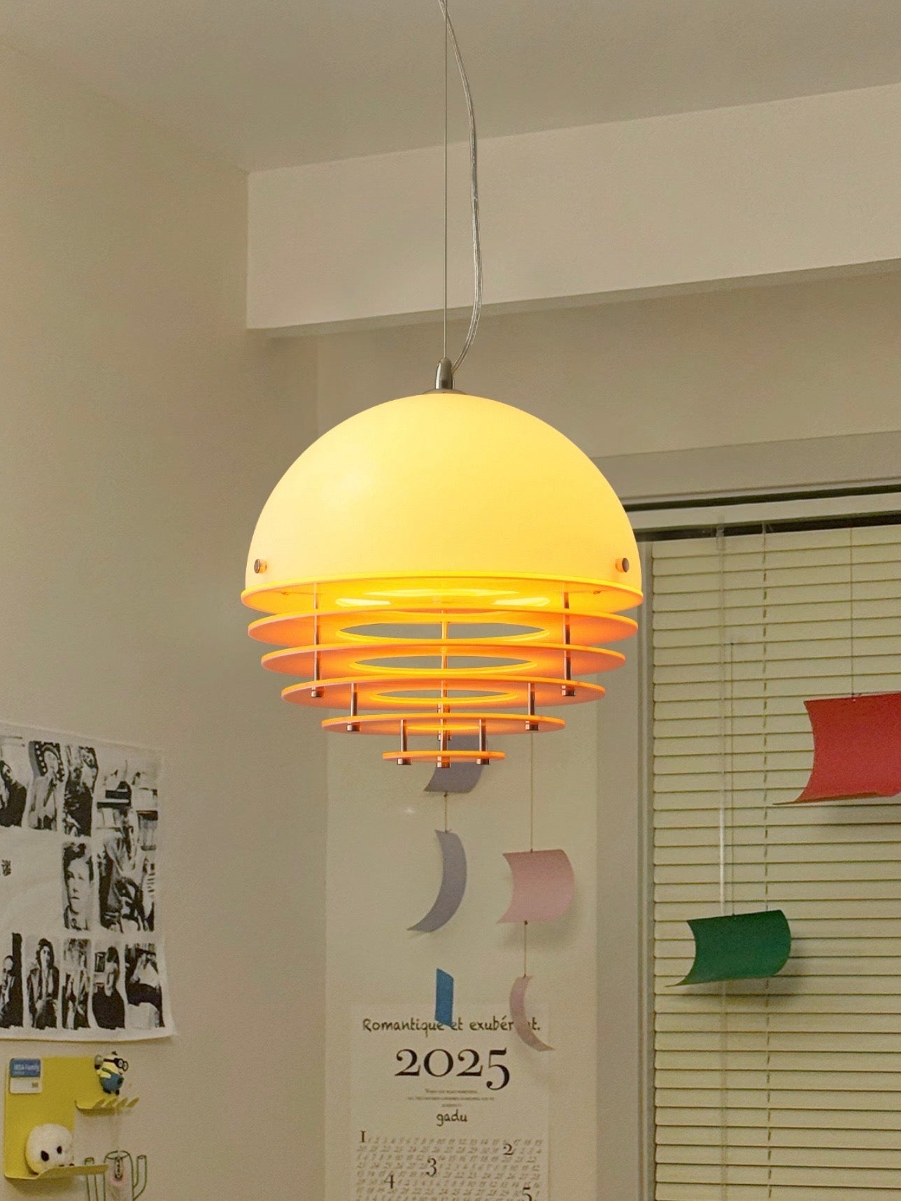 Moderne hanglamp Sunset met lamp in Bauhaus-stijl