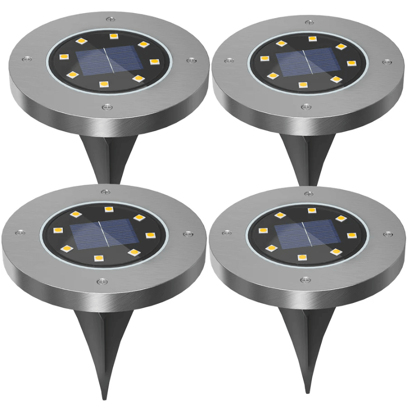 Lampe solaire de sol extérieure