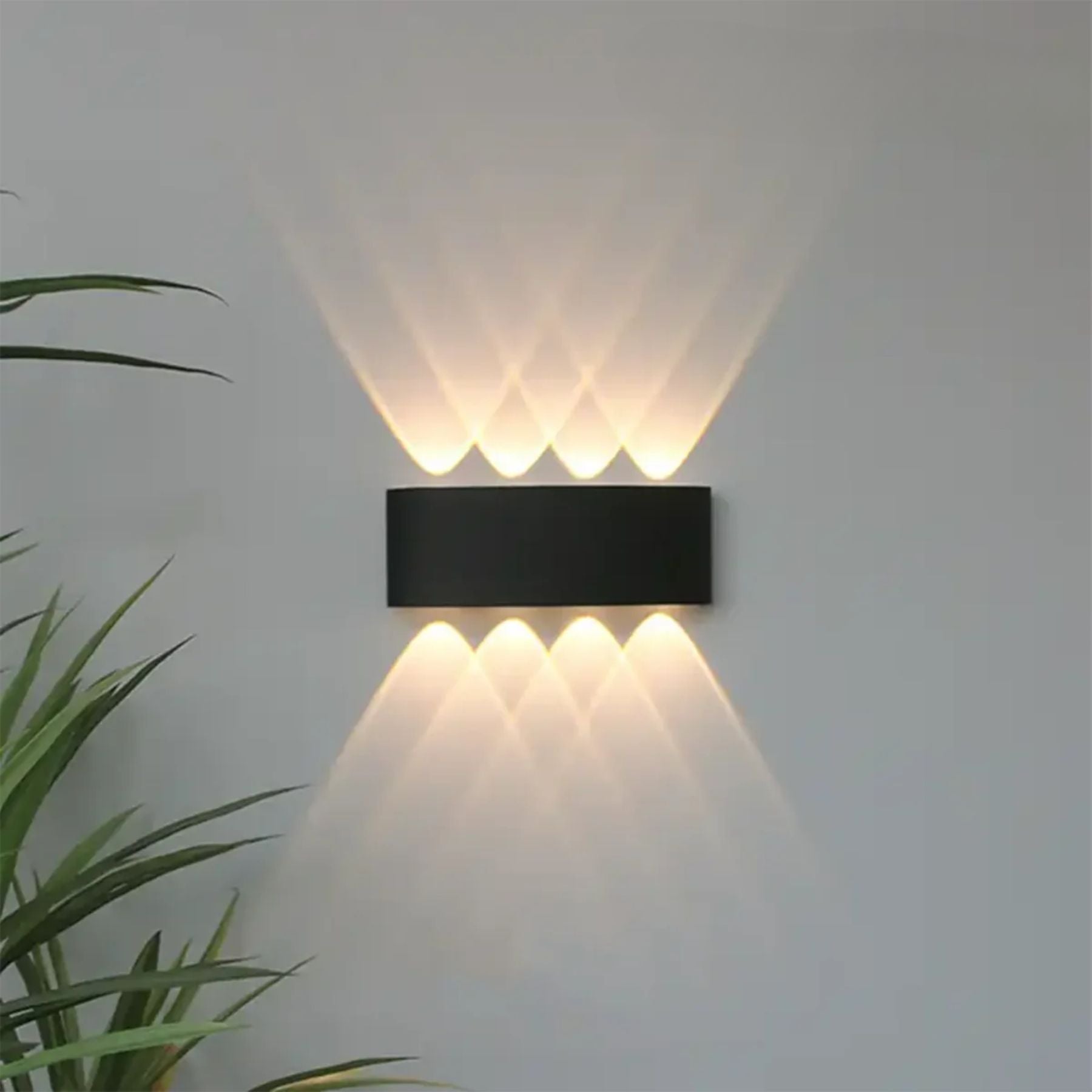 Moderne wandlamp LED boven–onder