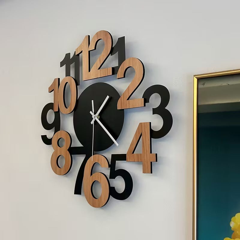 Asymetryczny Zegar Dekoracyjny