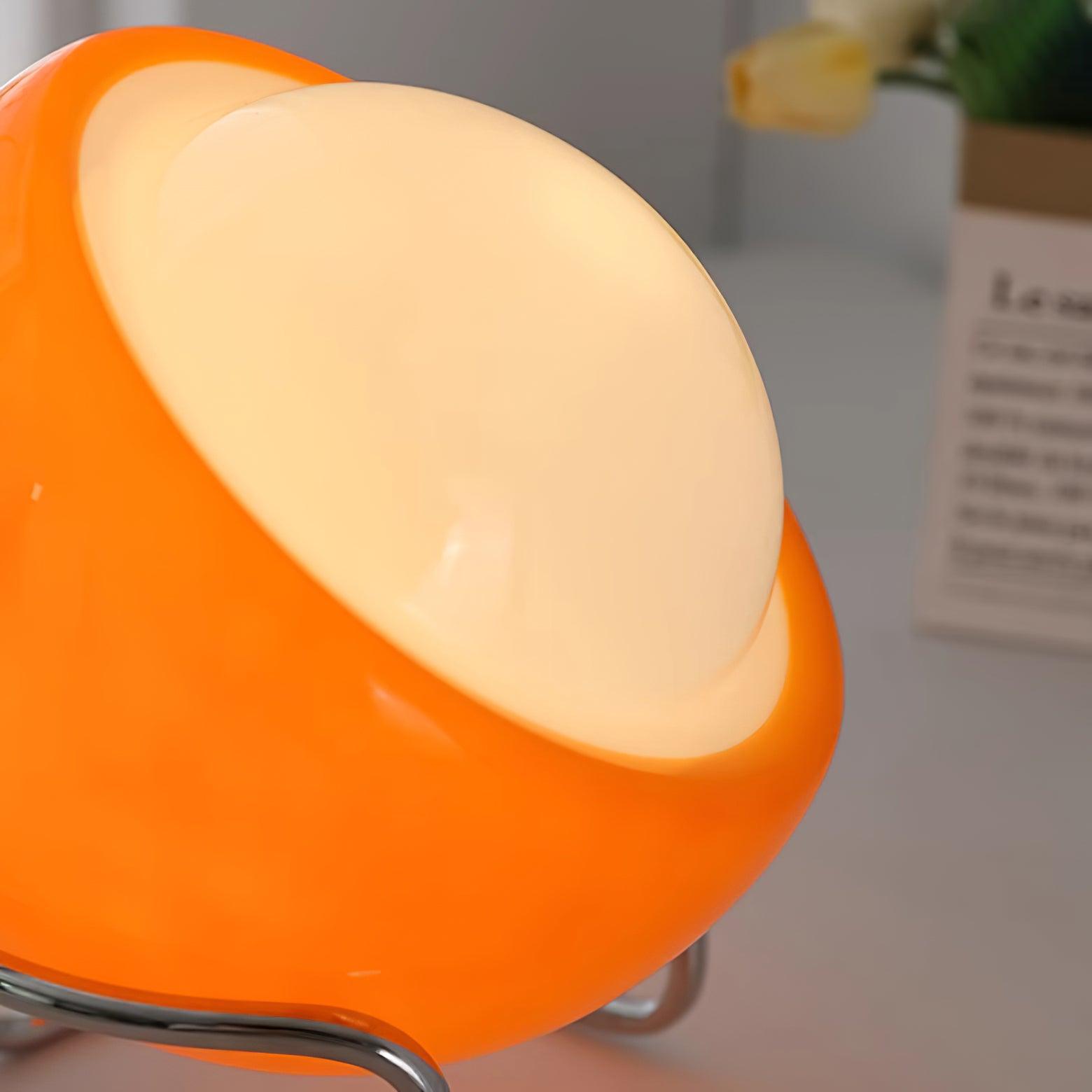 Lampe de table en métal et verre de style architectural Bauhaus