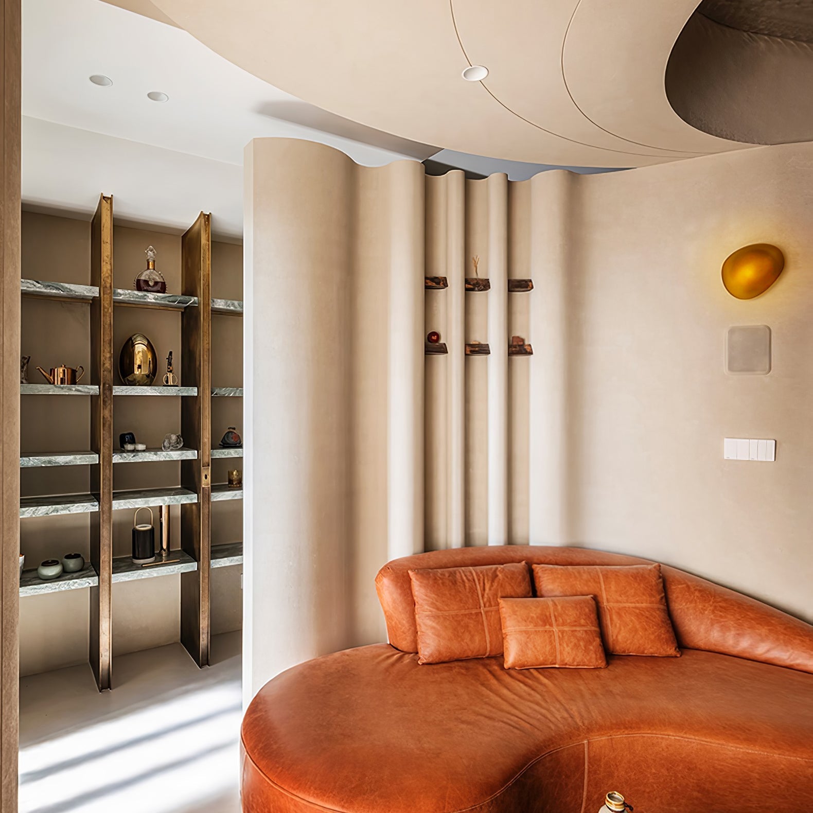 Wandlamp LED Wallstone Ovale Kap