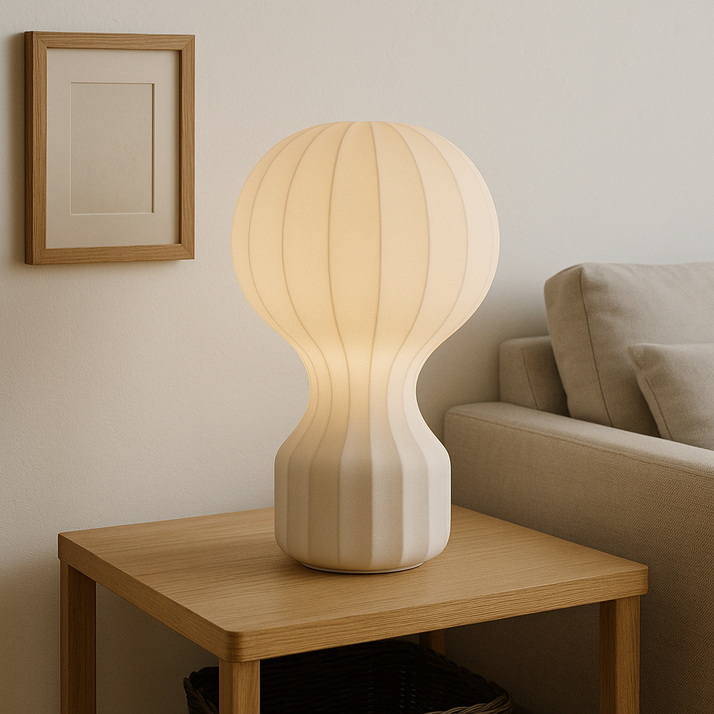 Nowoczesna lampa stołowa LED Wabi Sabi Silk