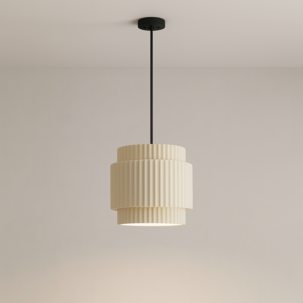 Minimalistyczna ceramiczna kolorowa lampa wisząca