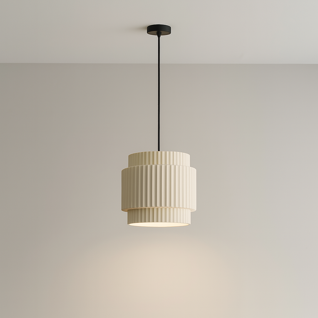 Minimalistyczna ceramiczna kolorowa lampa wisząca