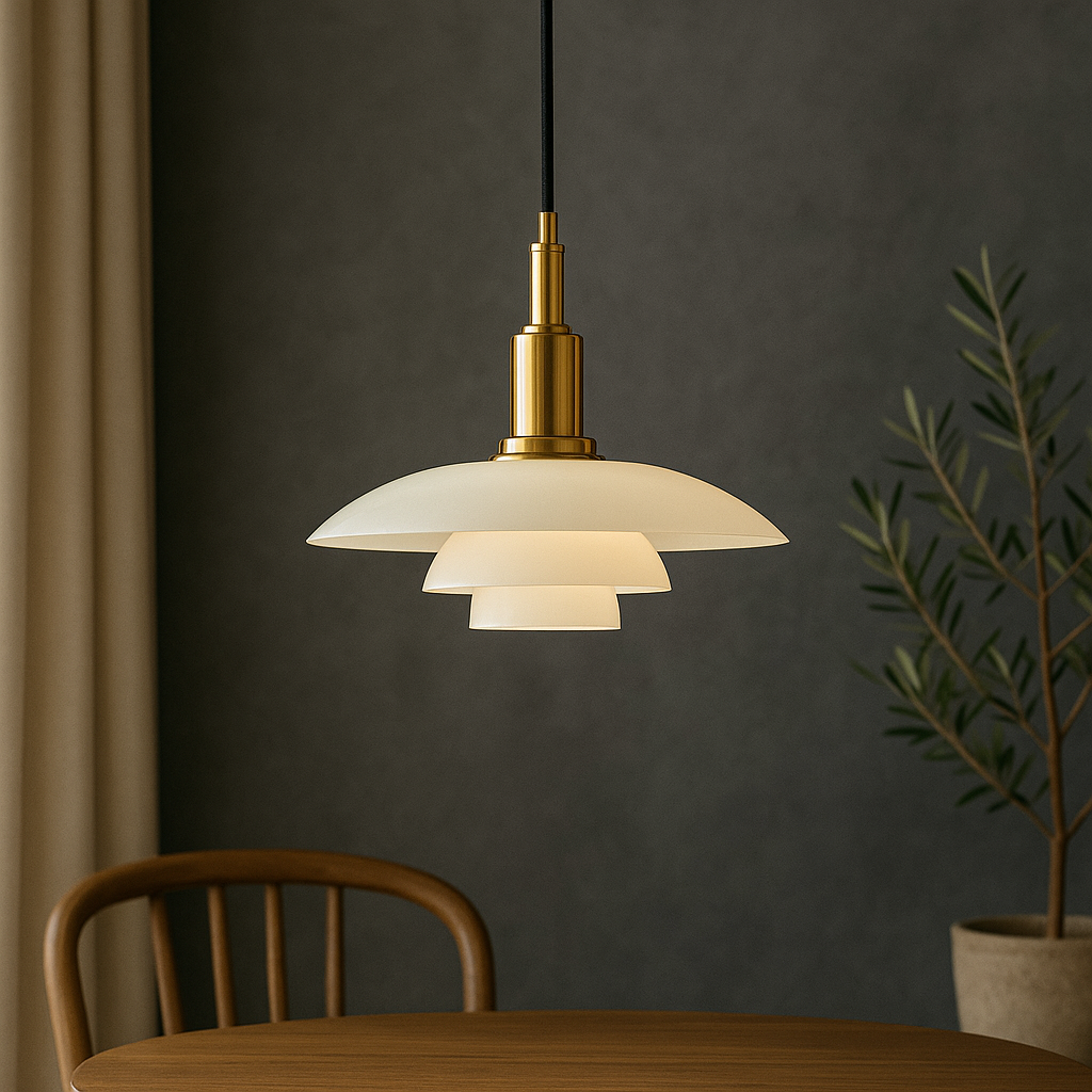 Duńska designerska lampa wisząca