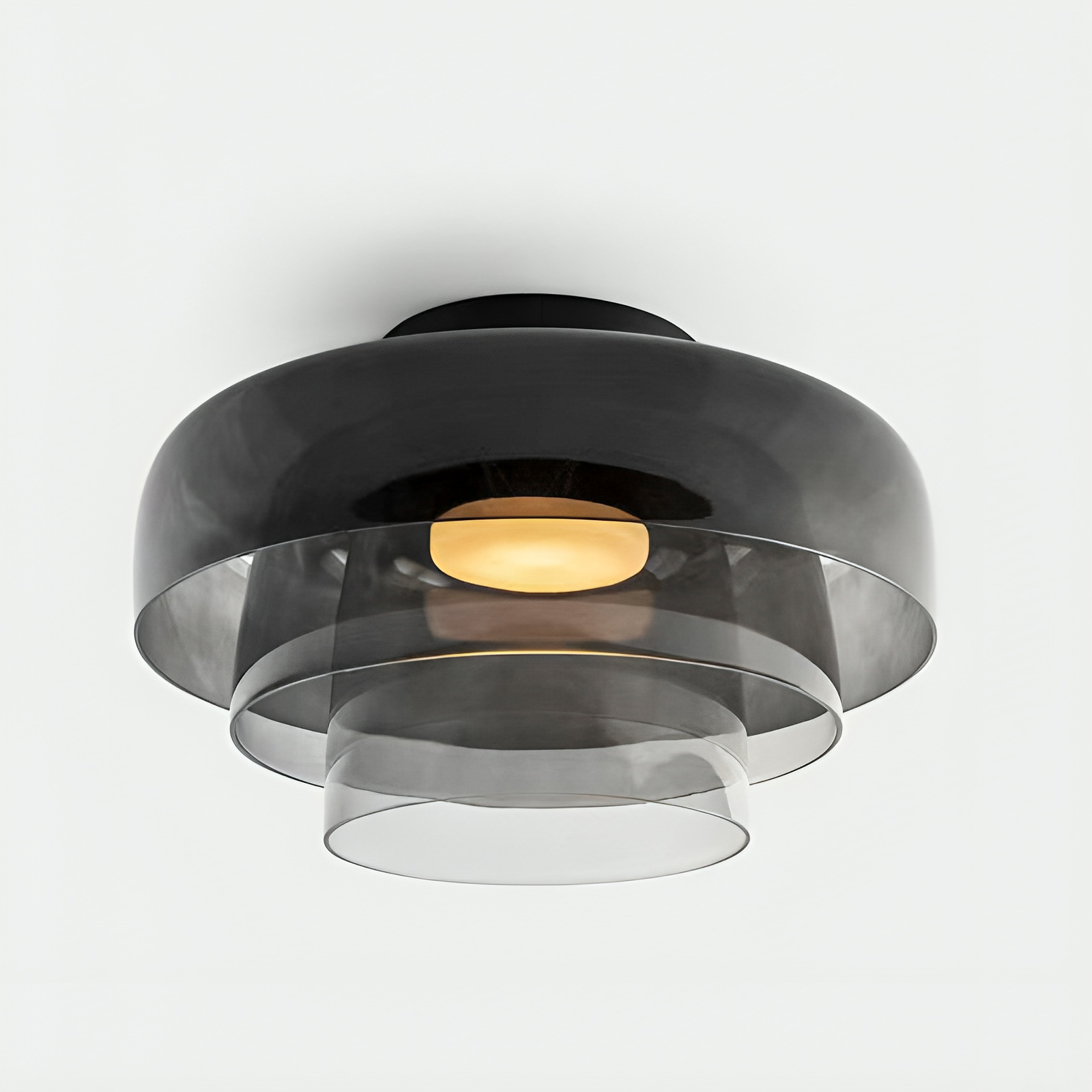 Lampa wisząca Nordic Bauhaus ze szkła warstwowego