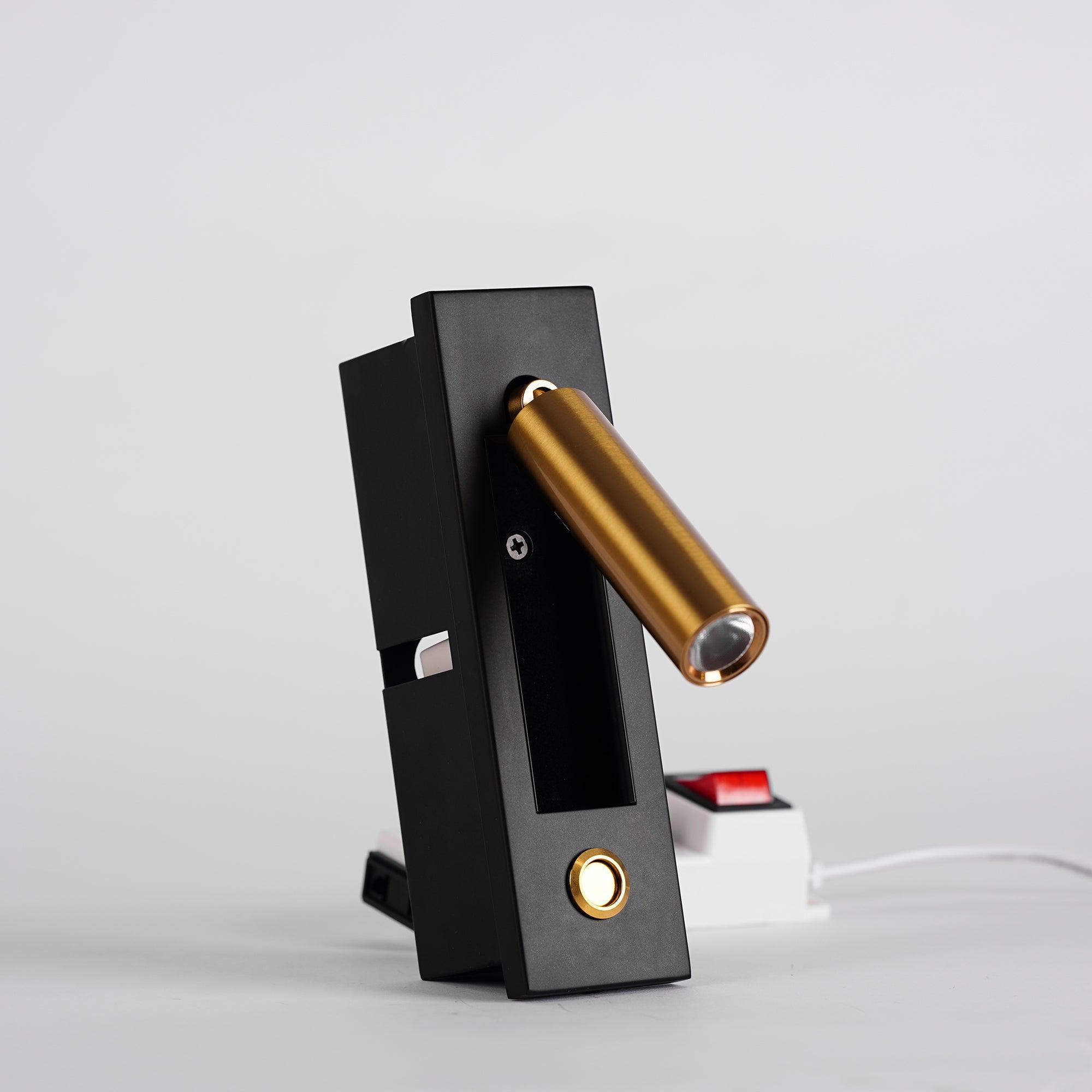 Ingebouwde LED-wandlamp met verstelbare lichtstraalrichting