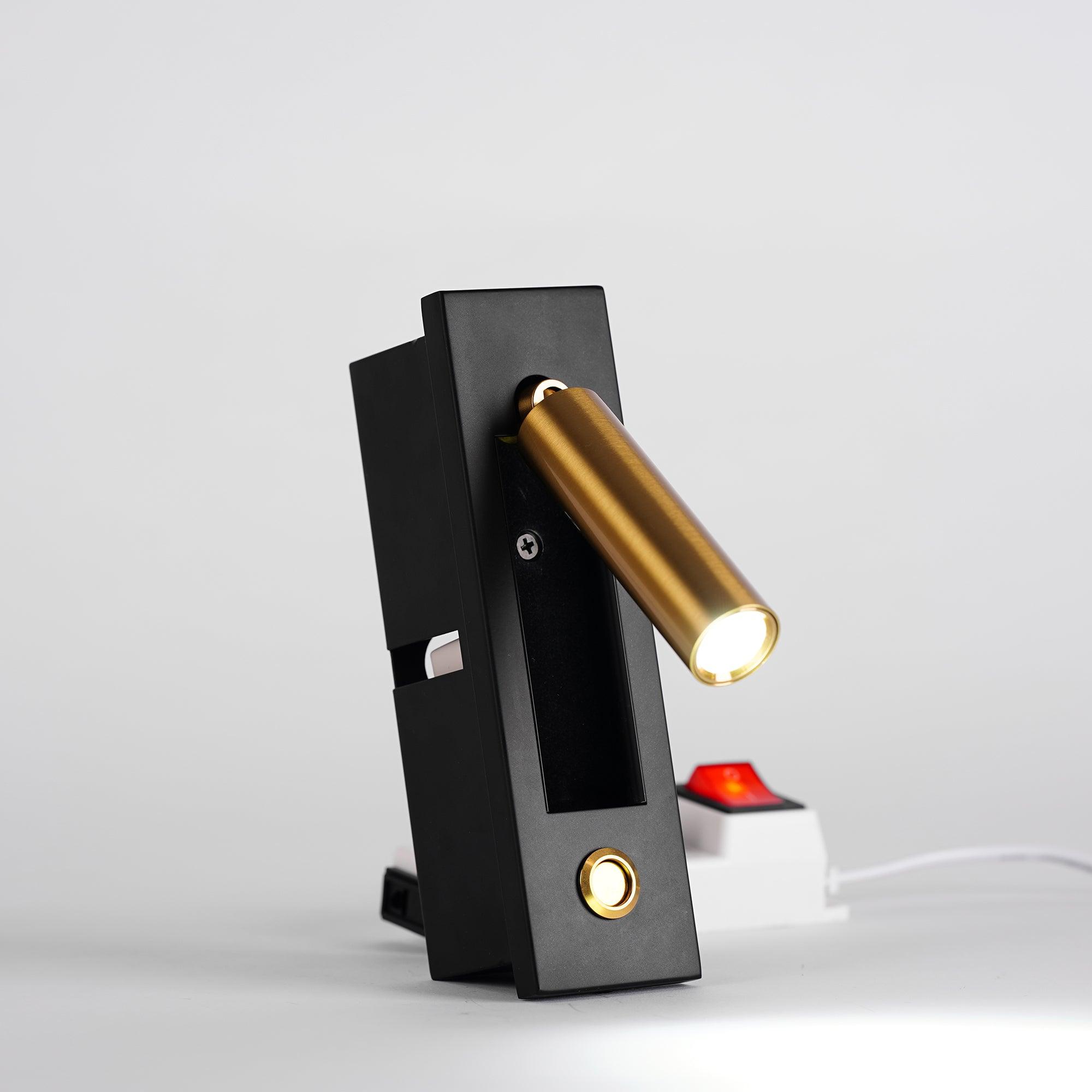 Ingebouwde LED-wandlamp met verstelbare lichtstraalrichting