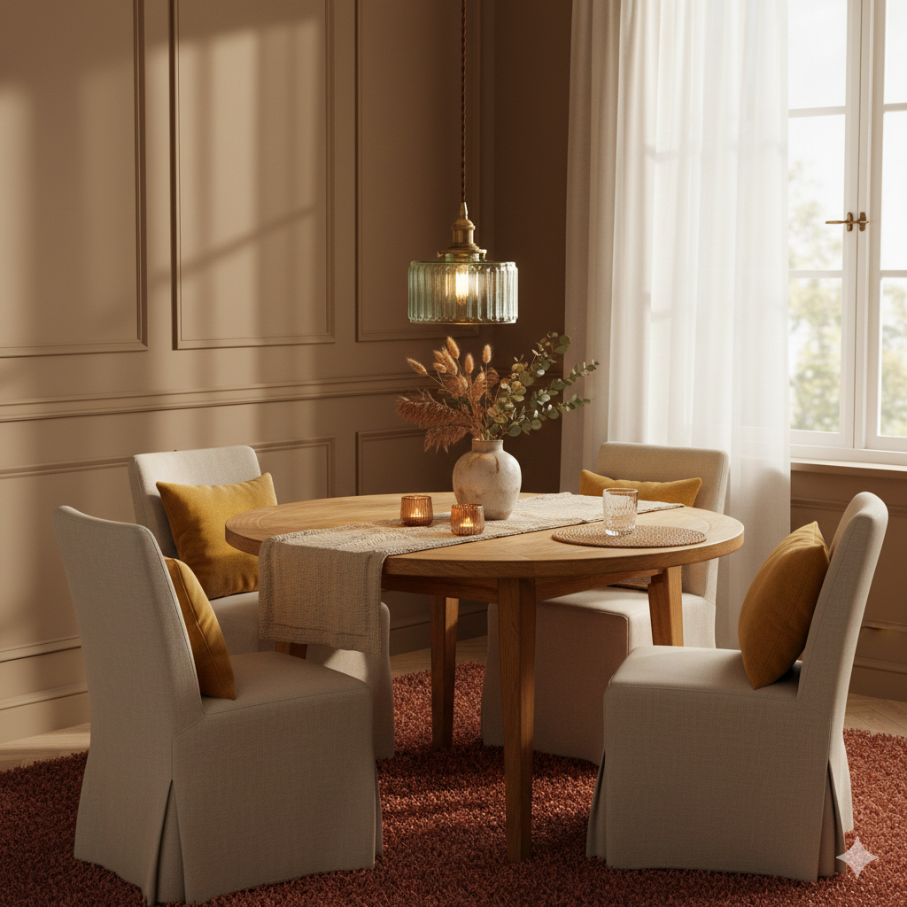 Japanse hanglamp van groen glas en messing