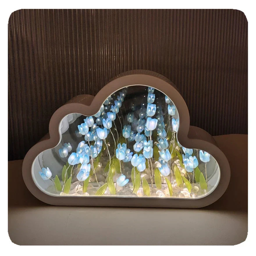 Lampe de table Tulipes Miroir Lumière