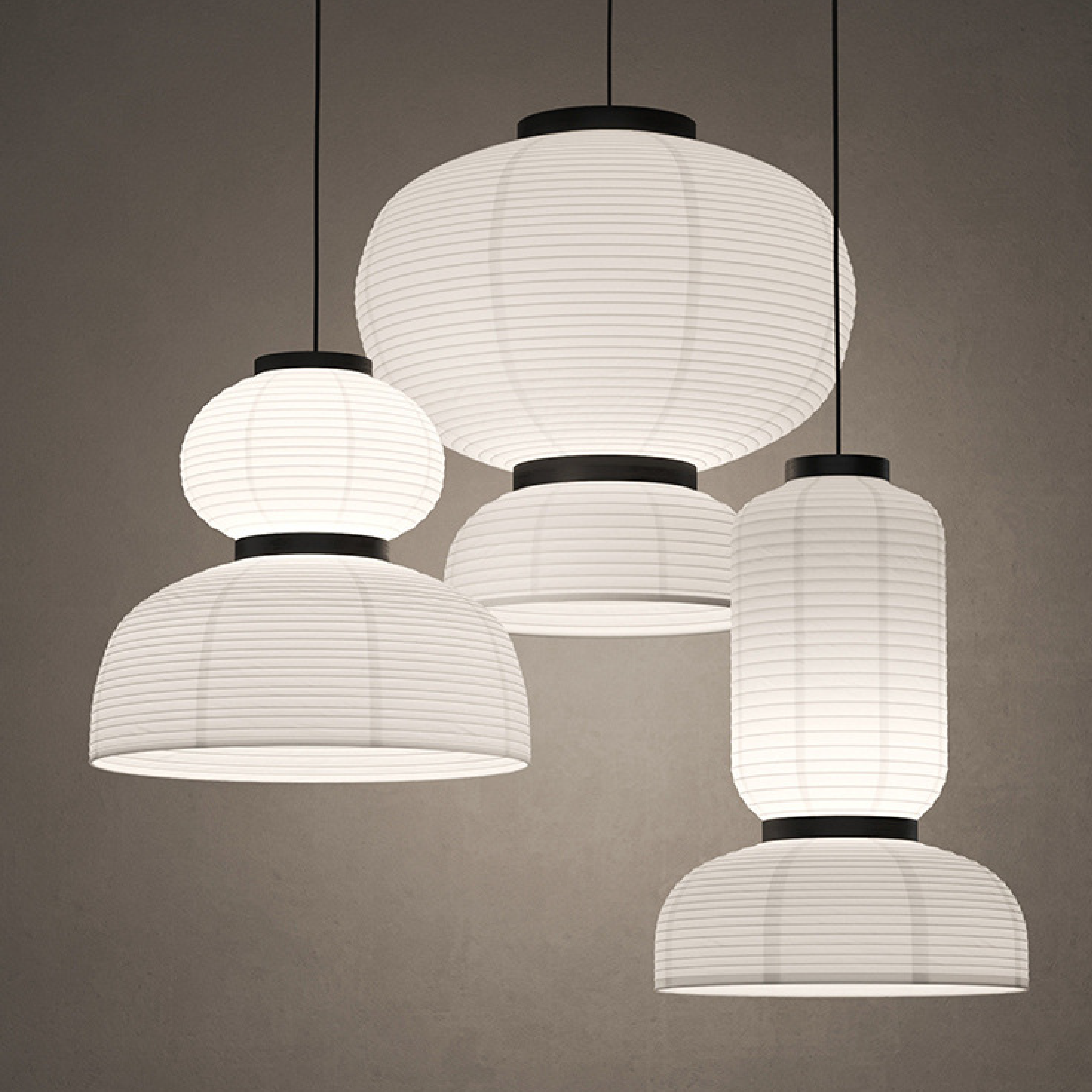 Japońska lampa wisząca Wabi Sabi