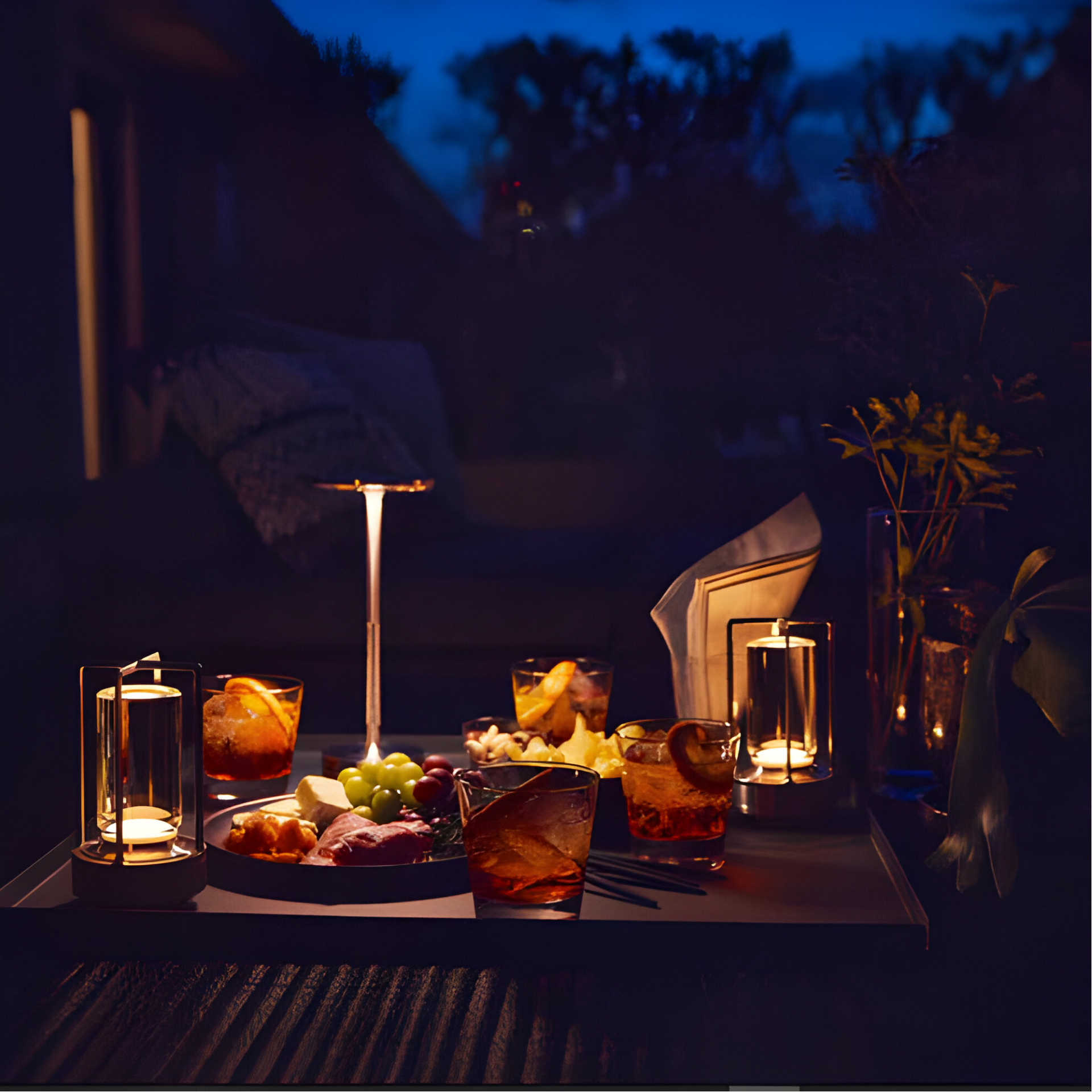 Metalen tafellamp met ronde kap en cilindervormige voet