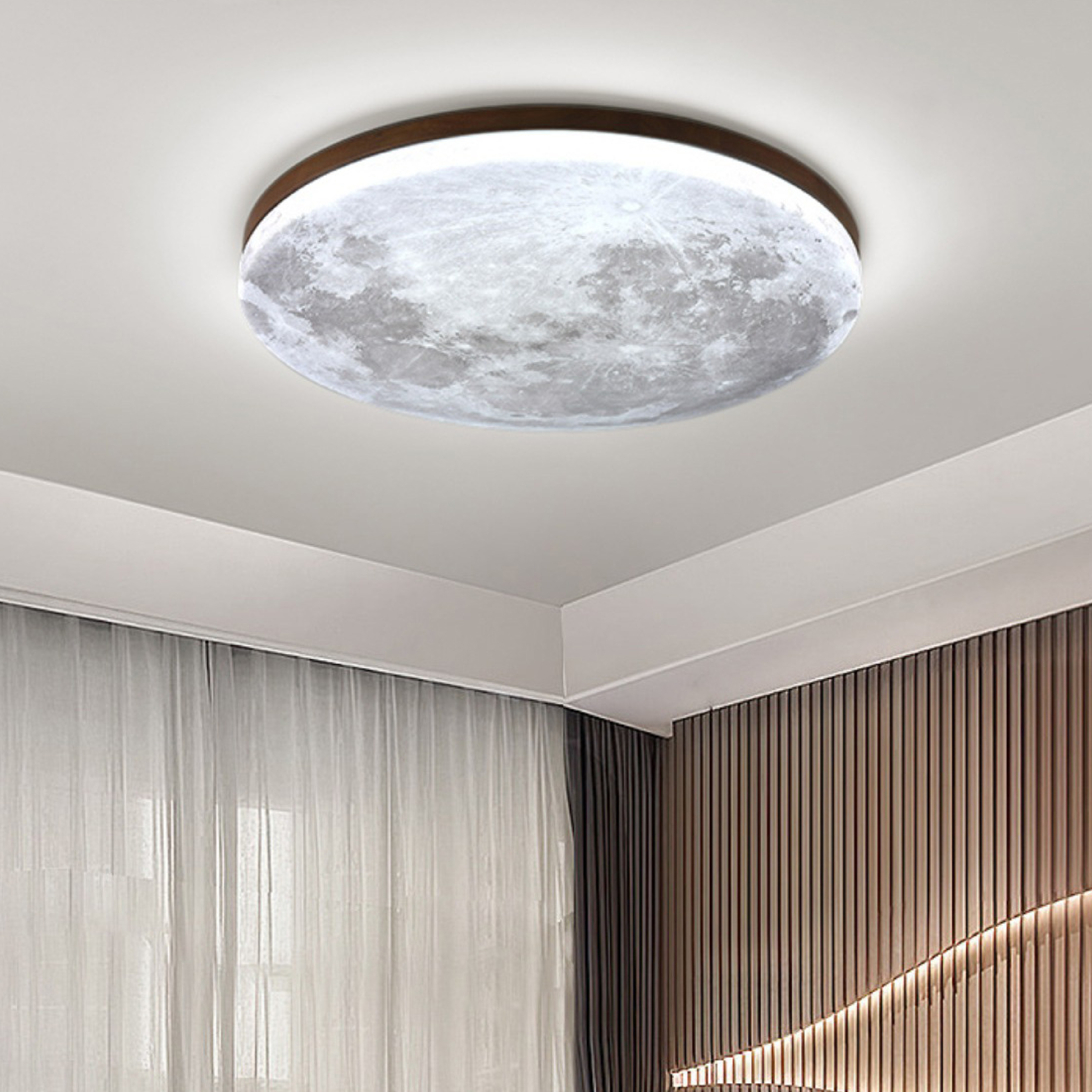 Moderne dimbare plafondlamp Moon
