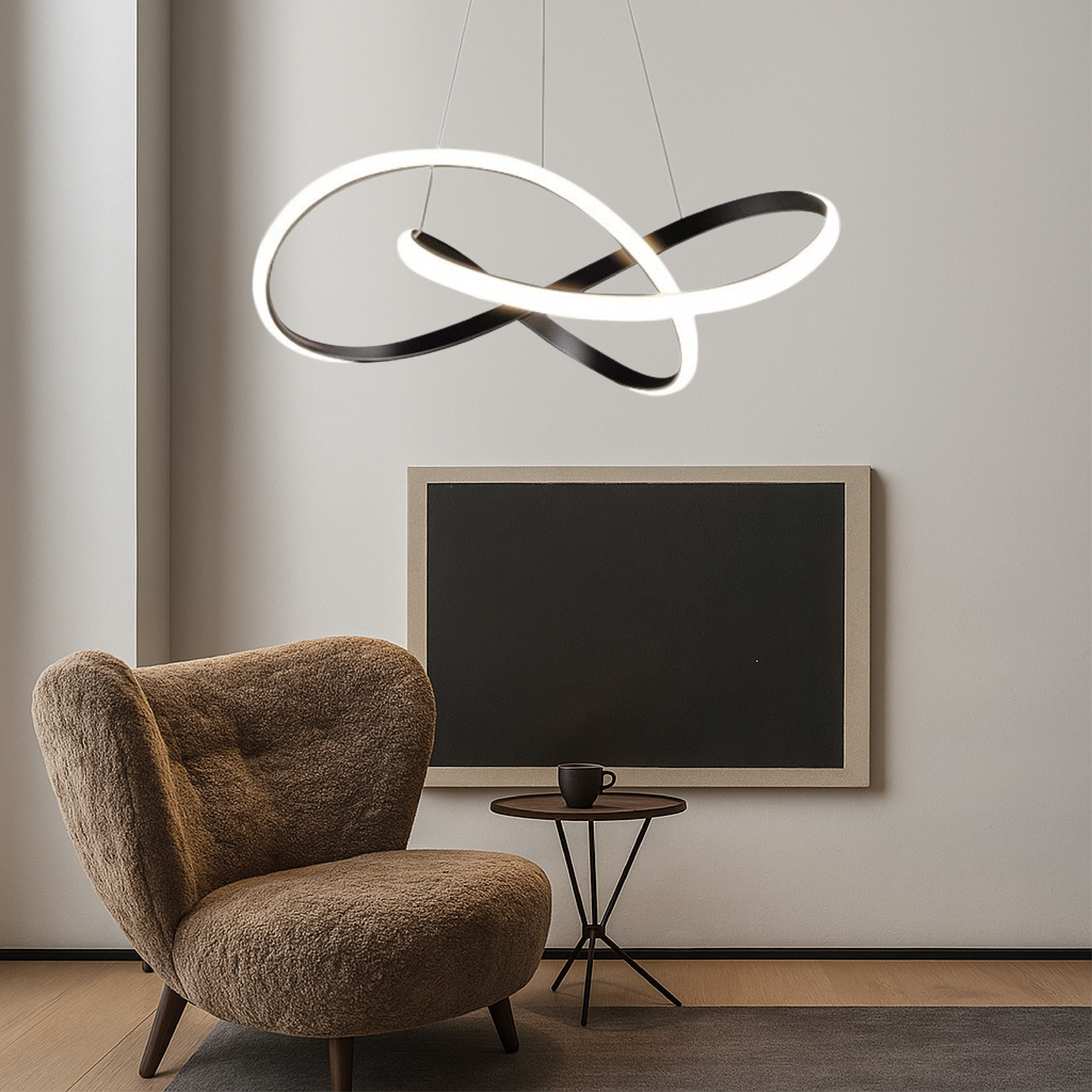 Moderne hanglamp voor de eetkamer