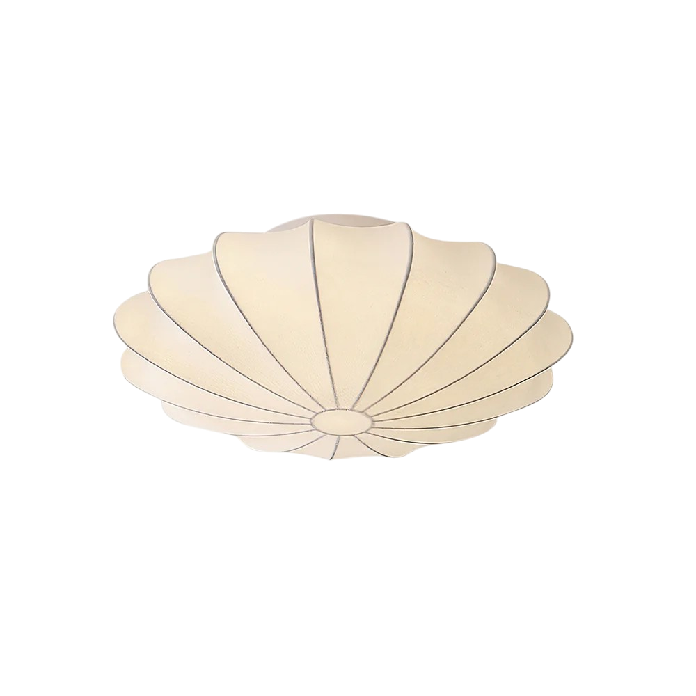 Nowoczesna estetyczna lampa sufitowa w kształcie muszli