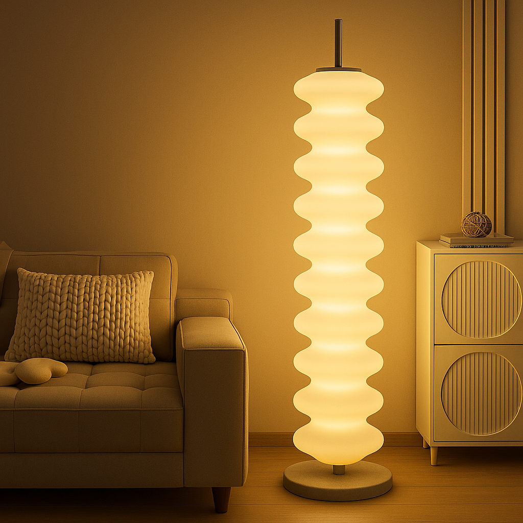 Skandynawska lampa podłogowa LED