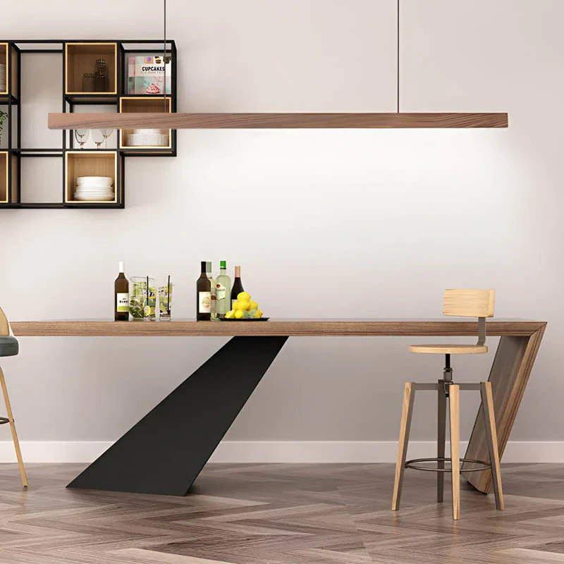 Nowoczesna liniowa lampa wisząca do kuchni