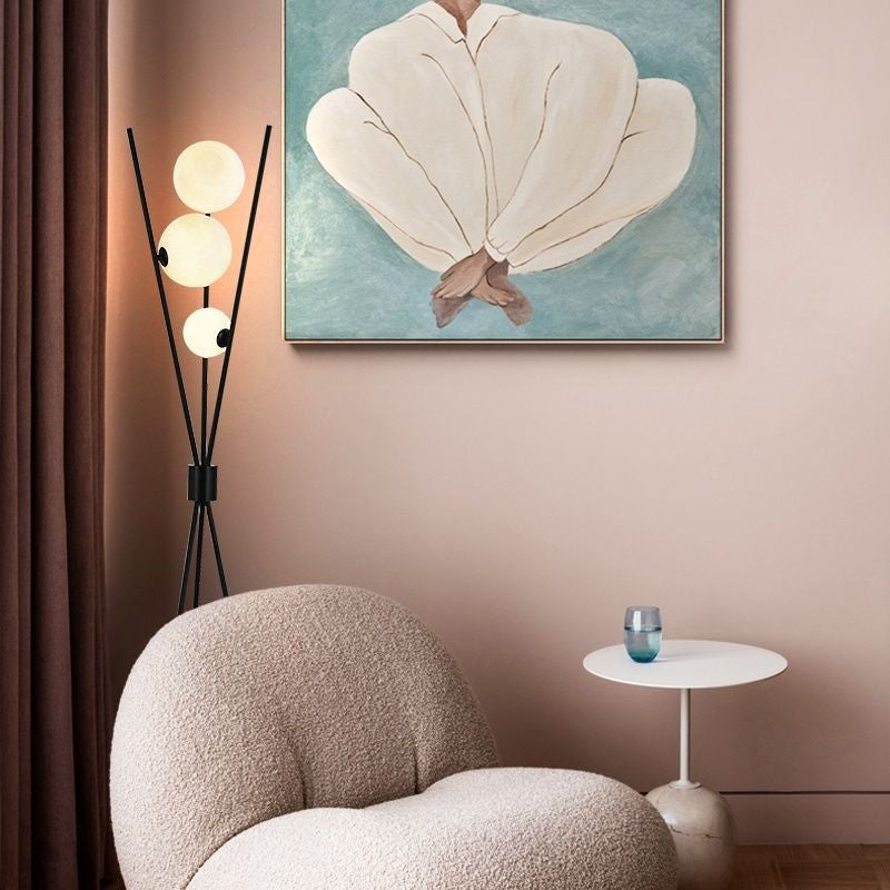 Nowoczesna lampa podłogowa/stołowa Moon