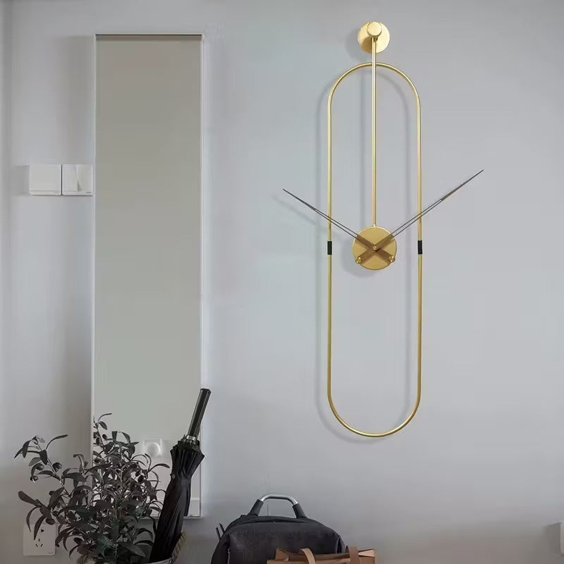 Owalny Zegar Ścienny