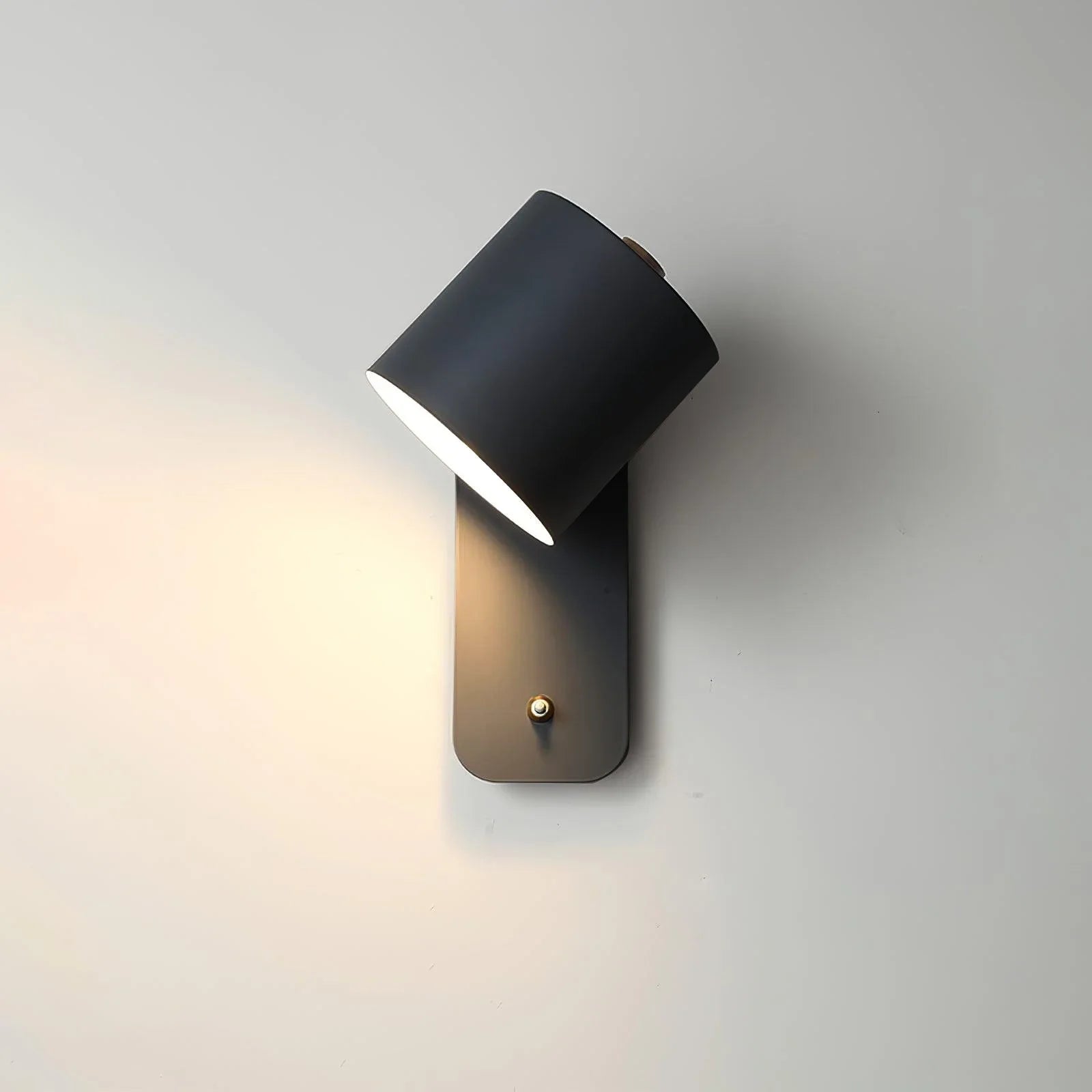 Lampe murale moderne à fiche en forme de cylindre