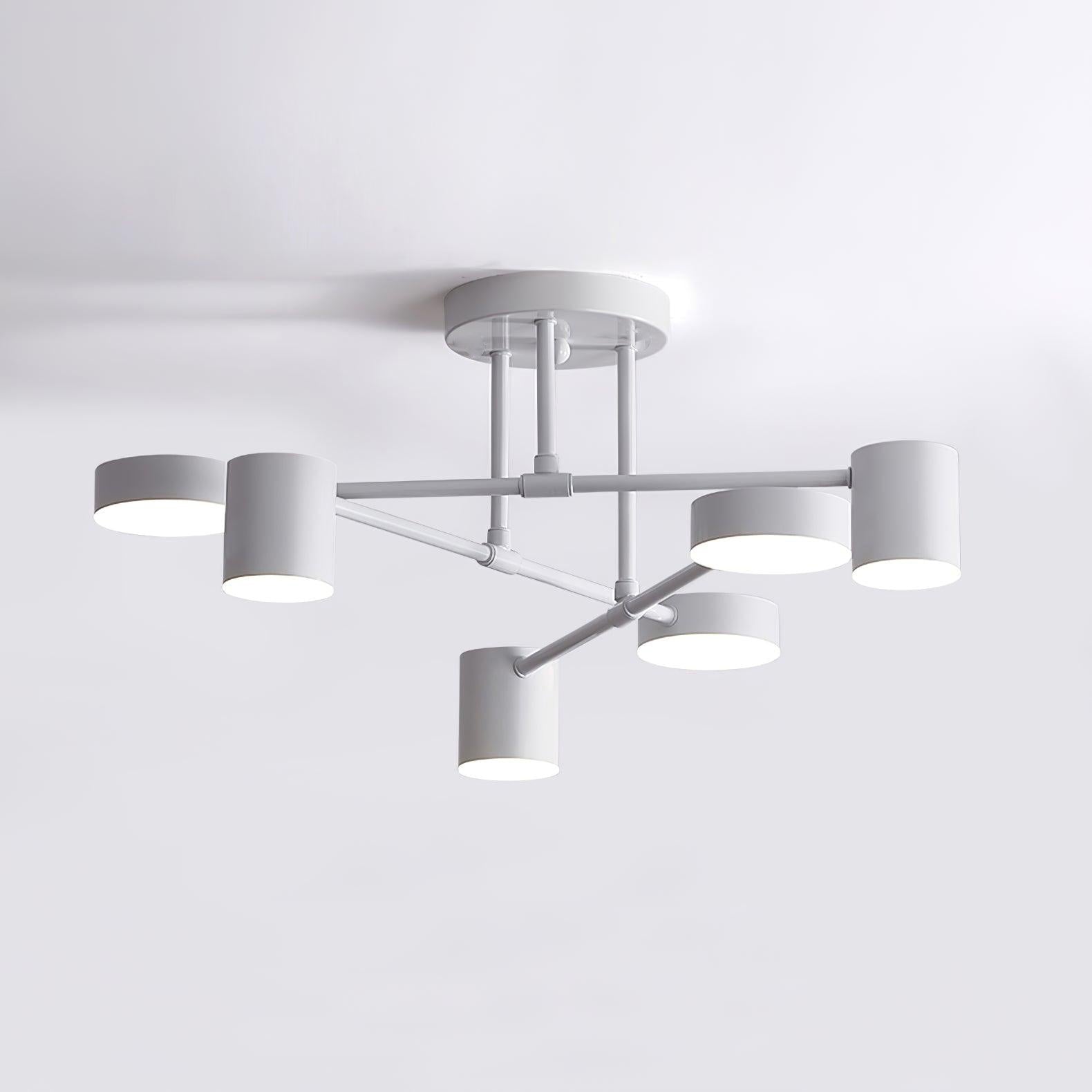 Moderne plafondlamp LED van het type sputnik