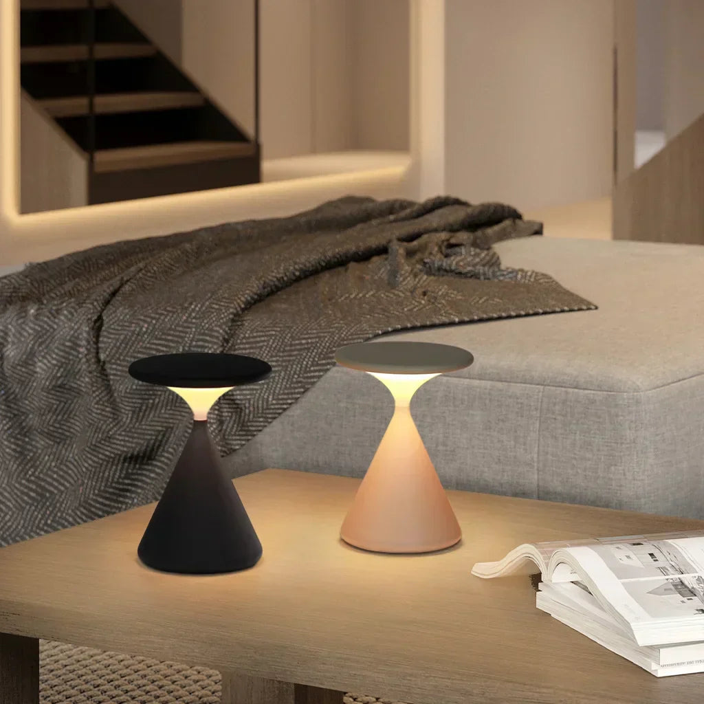 Lampe de table sans fil moderne avec variateur tactile