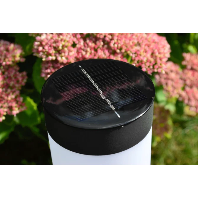 Zonne tuinlampen LED 2 stuks zwart buiten