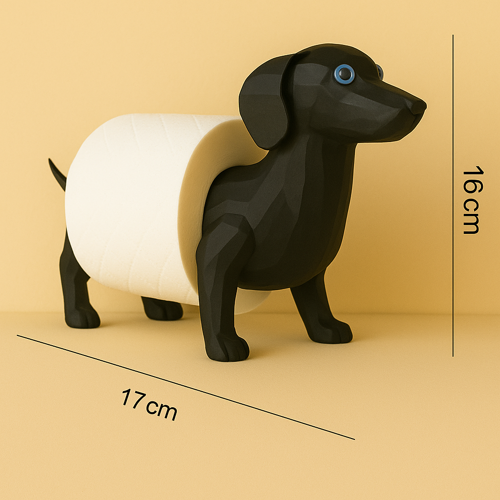 Stojący uchwyt na rolkę papieru toaletowego w kształcie zwierzęcia