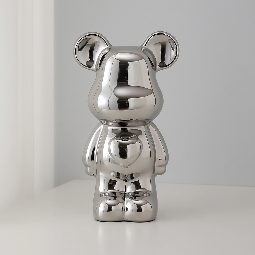 Kompaktowa figurka dekoracyjna w kształcie niedźwiedzia