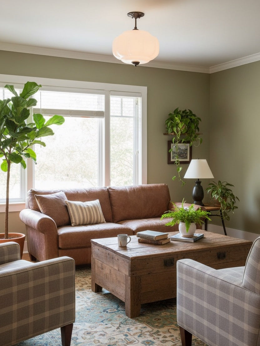 Lampa wisząca w kształcie dyni w stylu vintage, półpłaska, szklana